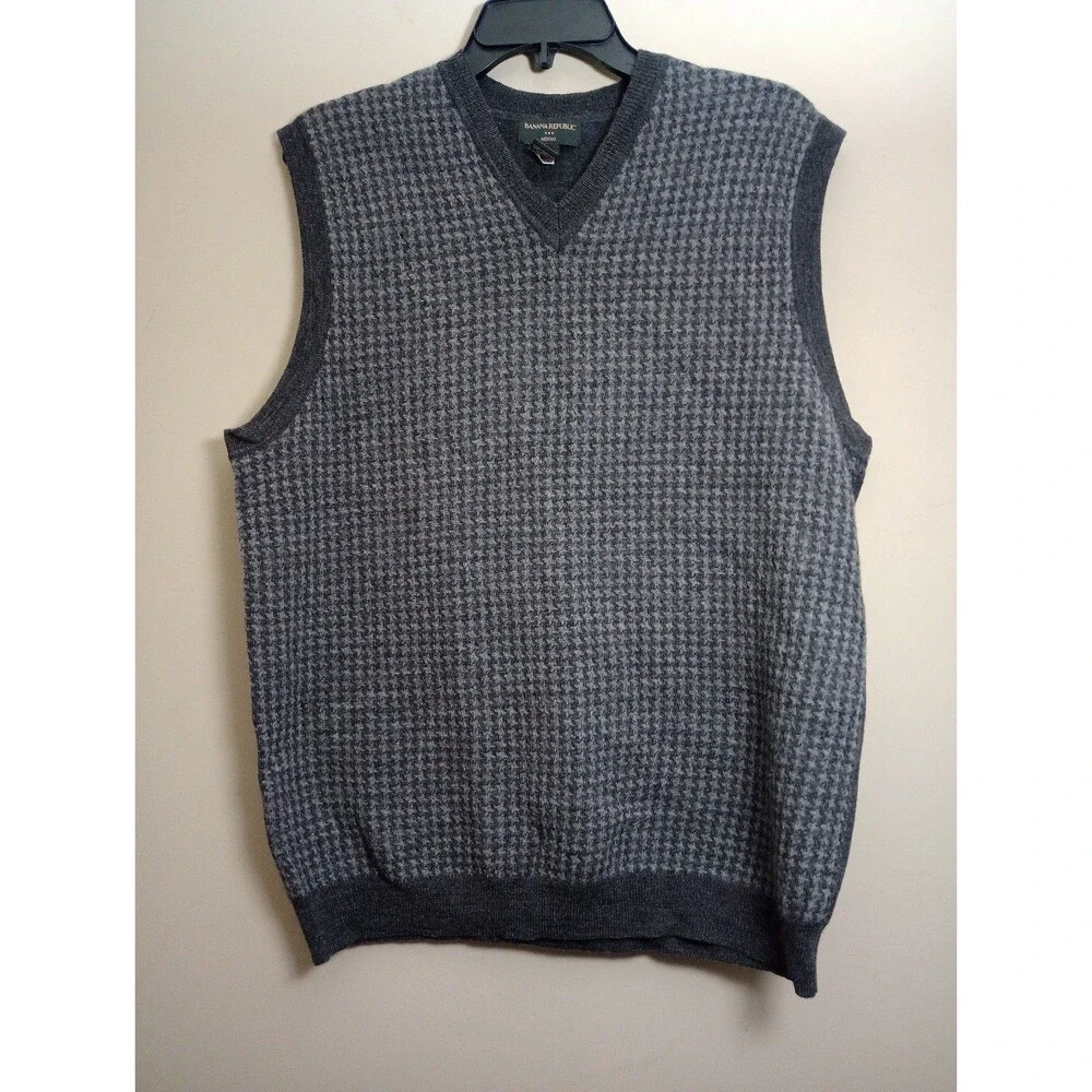Banana Republic 100% Merino Wool Sweater Vest Size Large